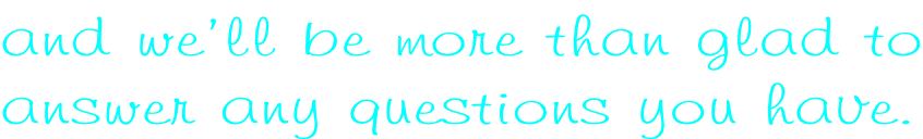and we’ll be more than glad to answer any questions you have.